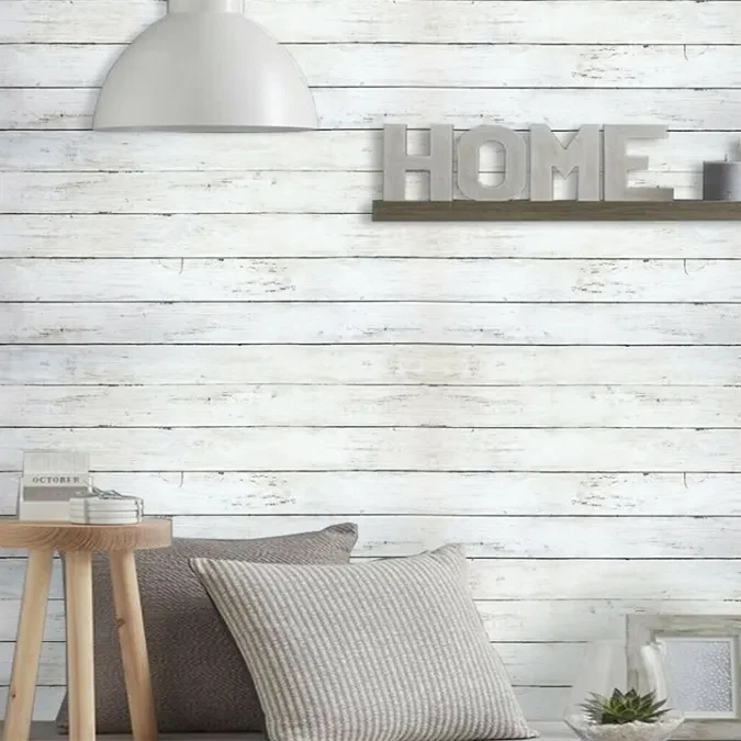 Hvorfor vælge selvklæbende dekorativt tapet med trætekstur til dit interiørdesign