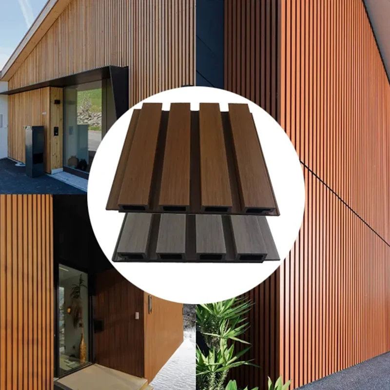 Anti-Rotten Outdoor Exterior WPC vægpanel